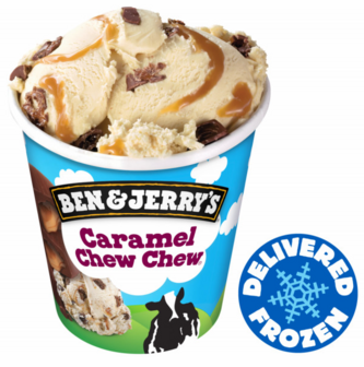 BEN&amp;JERRY&#039;S  CARAMEL CHEW CHEW ***IJS***