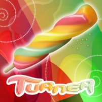 TURNER ***IJS*** (Fruitijs: sinaasappel,citroen,aardbei en ananas)