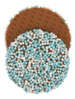 WICHT CHOCO GEBOORTE FLIKKEN MUSKET BLAUW/WIT (167st)