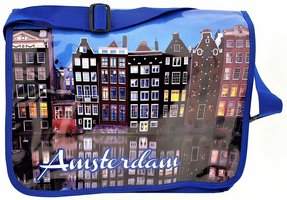 NF SCHOUDERTAS AMSTERDAM BLAUW