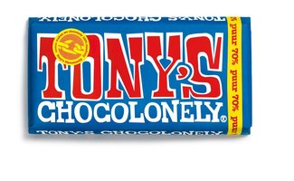 TONY'S CHOCOLONELY TABLET PUUR 70%