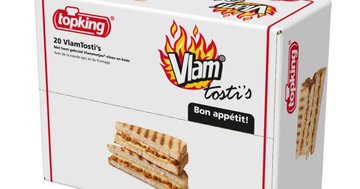 VLAMTOSTI TOPKING (20 stuks)