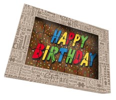 CHOCO PUZZEL melkchocolade >>MET EIGEN TEKST EN/OF AFBEELDING