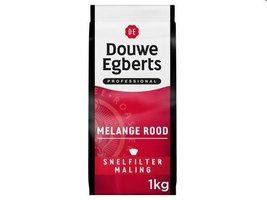 DOUWE EGBERTS KOFFIE SNELFILTER ROOD MELANGE 1KILO