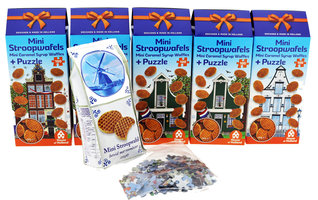 PUZZLE MET MINI STROOPWAFELS MIX 3 SOORTEN