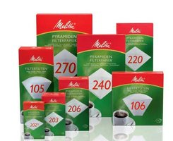 RONDFILTERPAPIER VLAK 203MM MELITTA