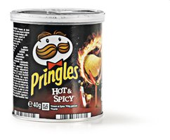 PRINGLES HOT&SPICY ZWART