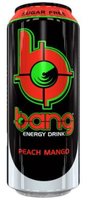 NEW BANG ENERGY DRINK PEACH MANGO