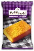 DE LEKKERSTE CAKE PLAK