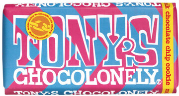 TONY'S CHOCOLONELY TABLET MELK CHOCOLAT CHIP COOKIE