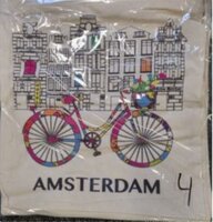 NF SHOPPER KATOEN NATUREL FIETS KLEURIG 4