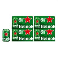 NEW HEINEKEN BIER BLIK 0.33 6-PACK met statiegeld