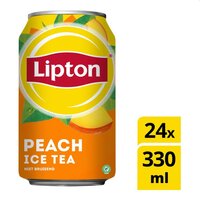 NEW LIPTON ICE TEA PEACH BLIK NO BUBBELS