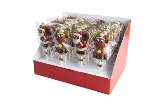 CHOC. LOLLY KERSTMAN MET ZAK EN RENDIER