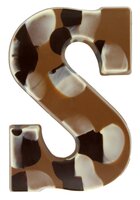 CHOC. LUXE LETTER HAZELNOOT/ PRALINE MELK