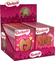 toonbankdisplay VERKADE CHOCOLADE Sint [5x Hart Melk][5 Hart Karamelzeezout][10 SINT-letters]