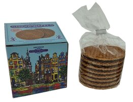 KUBUS DOOSJE AMSTERDAM AQUA BLAUW+RB Stroopwafels