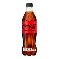 COCA COLA ZERO PET 0.5 NL