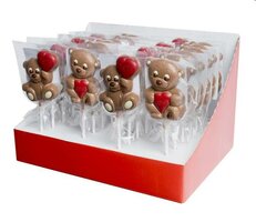 CHOC. LOLLY BEER MET HART MELK-ROOD