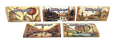 VINTAGE CHOCOLADE TABLET MELK SERIE (5 afbeeldingen)