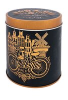 BLIK STROOPWAFELS TB16 AMSTERDAM bike city GOUD/ZWART