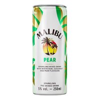 MALIBU RUM PEARS FRUIT FLAVOURS BLIK