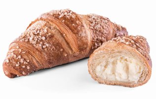 CROISSANT GEVULD MET WITTE CHOCOLADE